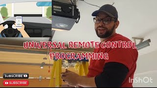 HOW TO PROGRAM A UNIVERSAL REMOTE TO A GENIE GARAGE DOOR OPENER [upl. by Bond940]