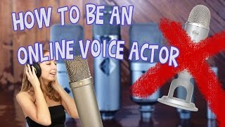 How to be an Online Voice Actor [upl. by Juback]