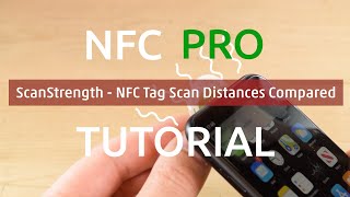 NFC Tag scan distances compared  A Seritag NFC Pro Tutorial [upl. by Eniroc]