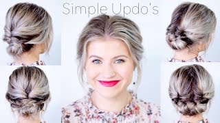 Simple Elegant Updo Hairstyles For Medium Length Hair  Milabu [upl. by Dahsar609]