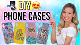 DIY HANDYHÜLLEN 📲PHONE CASE SELBER MACHEN  Cali Kessy [upl. by Dzoba466]