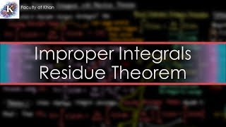 Computing Improper Integrals using the Residue Theorem  Cauchy Principal Value [upl. by Enaffit]