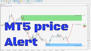 How to set MT5 price alert indicator in Metatrader 5 [upl. by Penney]