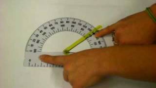 RHS Geometry  How to Use a Protractor [upl. by Anawahs432]