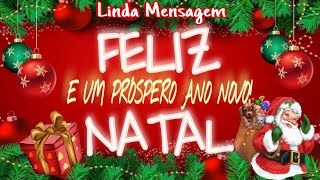 MENSAGEM DE NATAL E ANO NOVO EMOCIONANTE [upl. by Harrow]