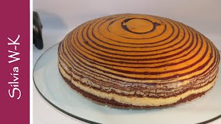 Zebrakuchen  Marmorkuchen [upl. by Ardnovahs]