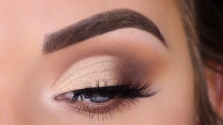 Half Cut Crease Eyeshadow Tutorial for Beginners  ABH Soft Glam Palette [upl. by Akym621]