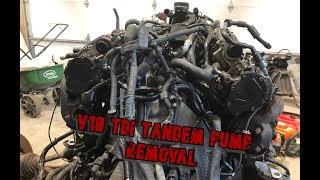 V10 TDI tandem pump removal [upl. by Ameen]