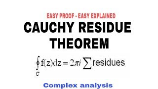 Cauchy residue theorem  complex analysis 🔥 [upl. by Cosette467]