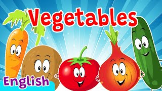 Vegetables Song  Nursery Rhymes amp Kids Songs [upl. by Aneekas459]