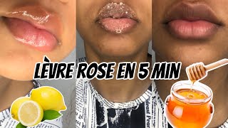 Comment avoir les lèvres rose naturellement [upl. by Swehttam532]