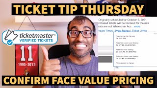 SECRET HACK TO FIND THE FACE VALUE OF TICKETS ON TICKETMASTER  TICKET TIP THURSDAY [upl. by Ahcmis]