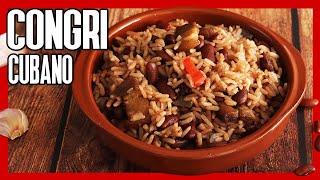 😋 Cómo Hacer ARROZ CONGRI CUBANO ► Receta de Congris Tradicional [upl. by Afatsum]