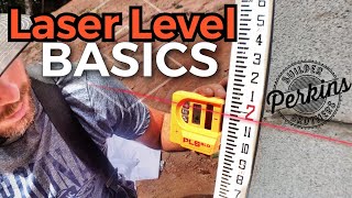 Laser Level Basics  How To use a laser level [upl. by Aeniah]