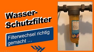 Wasserschutzfilter wechseln [upl. by Azmuh]