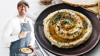 Easy Homemade Hummus Recipe from Scratch [upl. by Michaelina]