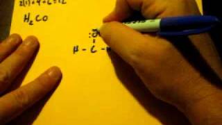 Lewis Dot Structure of CH2O methanal or formaldehyde [upl. by Mallorie536]