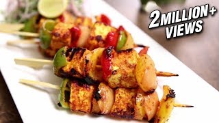 Paneer Tikka Recipe  How To Make Paneer Tikka On Tawa  The Bombay Chef – Varun Inamdar [upl. by Bobina]