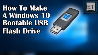 How To Make A Windows 10 Bootable USB For FREE [upl. by Nylsirhc]