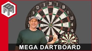 Mega Dartboard  How to Make One [upl. by Wilser]