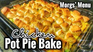 EASY DINNER RECIPE  Chicken Pot Pie Bake [upl. by Aspa]