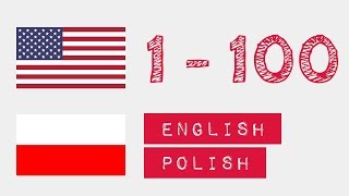 Numery od 1 do 100  język angielski  Polskie [upl. by Wertz]