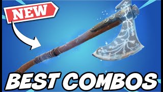 BEST COMBOS FOR NEW LEVIATHAN AXE PICKAXE  Fortnite [upl. by Wittenburg]