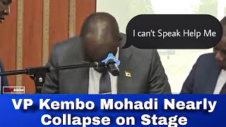 Breaking 😳 Kembo Mohadi Nearly Collapse on Stage [upl. by Latta]