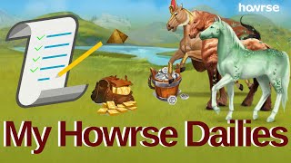 My Howrse DailiesHow to Howrse [upl. by Zorine]