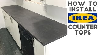 How To Install Laminate  IKEA Countertops  Quick and Easy [upl. by Notseh]