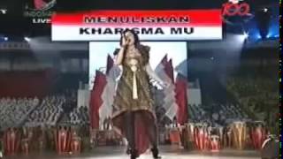 Agnes MonicaBerkibarlah Bendera Negriku National song Of Indonesia [upl. by Namrehs]