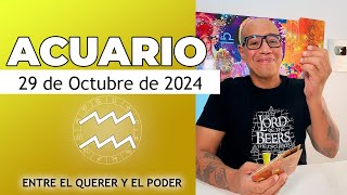 ACUARIO  Horóscopo de hoy 29 de Octubre 2024 [upl. by Riordan251]