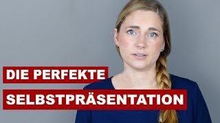 Vorstellungsgespräch Die perfekte Selbstpräsentation  Beispiel [upl. by Aihseyk]