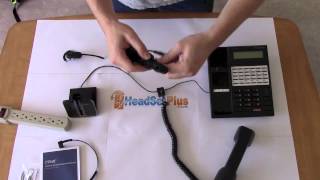 How To Setup Plantronics CS540 Wireless Headset [upl. by Refiffej]