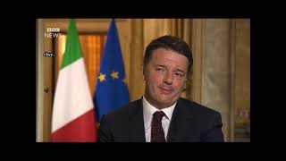 Matteo Renzi parla inglese alla BBC quotSHOCKquot sottotitolato [upl. by Tacita]