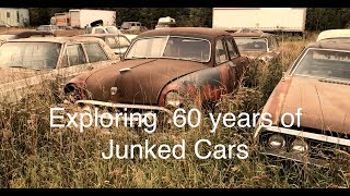 Junkyard Gems Checking 60 years of classic cars stashed in a scrapyard [upl. by Berns683]