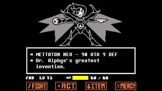 Undertale  Mettaton NEO Boss Fight [upl. by Lovmilla217]