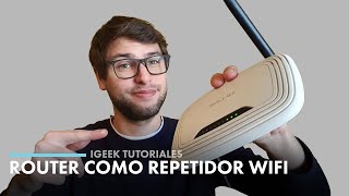 Cómo usar un ROUTER como REPETIDOR WIFI en muy pocos pasos 📡 [upl. by Noeht880]