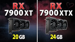 AMD RX 7900 XT vs RX 7900 XTX  Test in 9 Games  Rasterization 4K [upl. by Laspisa392]