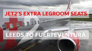 JET2S EXTRA LEGROOM SEATS REVIEW  Leeds Bradford to Fuerteventura [upl. by Sclater]