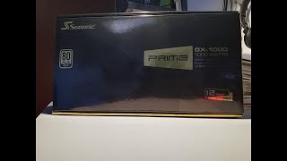 Seasonic GX1000 Unboxing [upl. by Daune457]