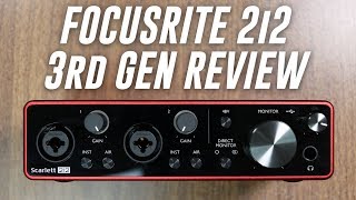 Focusrite Scarlett 2i2 3rd Gen USB Audio Interface Review  Explained [upl. by Aihset510]