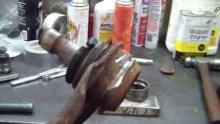 Mazda MPV Ball Joint or Control Arm Replace [upl. by Ilojna]