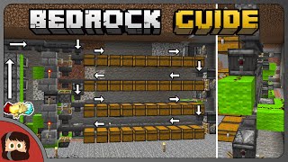 SIMPLE MultiItem Sorter A MUST SEE  Bedrock Guide S1 EP48  Tutorial Survival Lets Play Minecraft [upl. by Haerr]