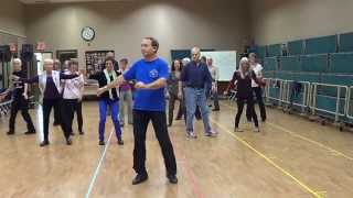 ZORBA Line Dance  2013 Calgary Folk Dance Workshop [upl. by Aniryt]