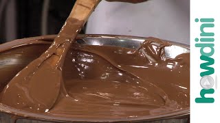 Melting chocolate How to melt and temper chocolate [upl. by Thatch163]