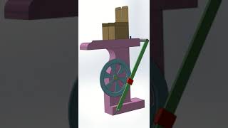 Rotary to Oscillating Motion mechanism [upl. by Elrebma]