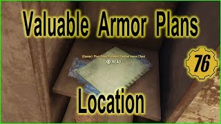 FALLOUT 76 Armor Mod Plans Location [upl. by Syl]