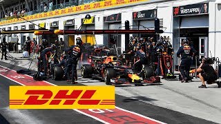 DHL Fastest Pit Stop Award New F1 Pit Stop World Record Red Bull RacingMax Verstappen [upl. by Uriel]