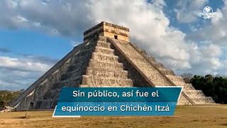 Así se vio el equinoccio de primavera en Chichén Itzá [upl. by Nna978]